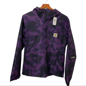 CARHARTT Work In Progress WIP Nimbus Pullover Camo Blur Purple NWT Small